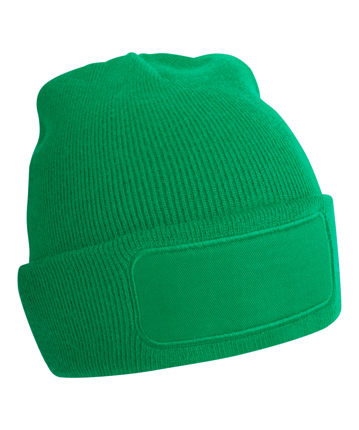 Original Patch Beanie - B445 - Kelly Green O S - Customisable Beanies