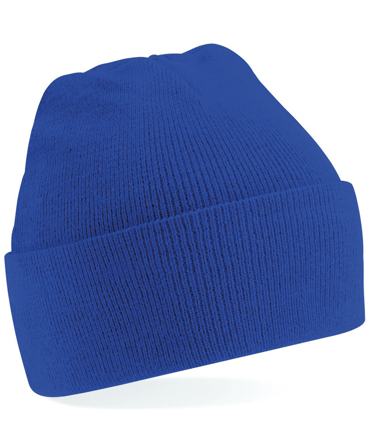 Junior Original Cuffed Beanie - B45B - Bright Royal O S - Customisable Beanies