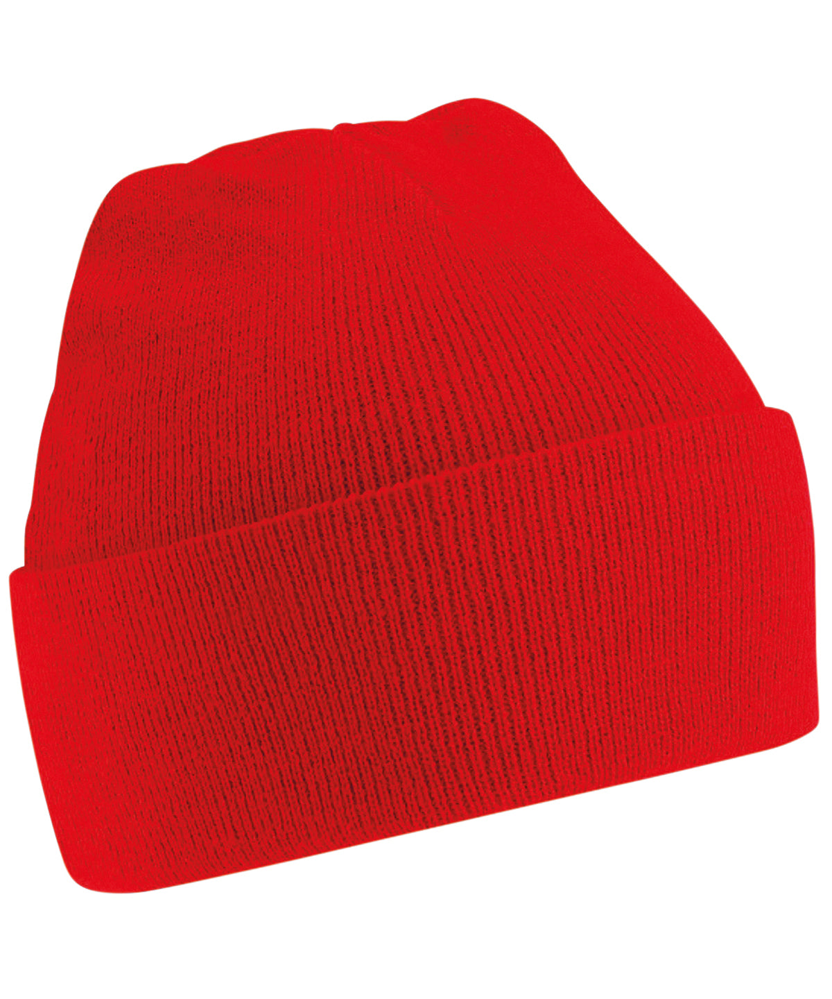 Junior Original Cuffed Beanie - B45B - Classic Red O S - Customisable Beanies
