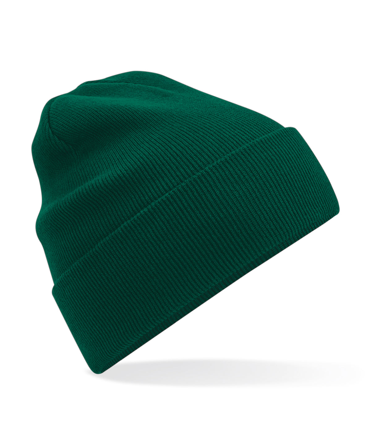 Organic Cotton Original Beany - B45N - Bottle Green O S - Customisable Beanies