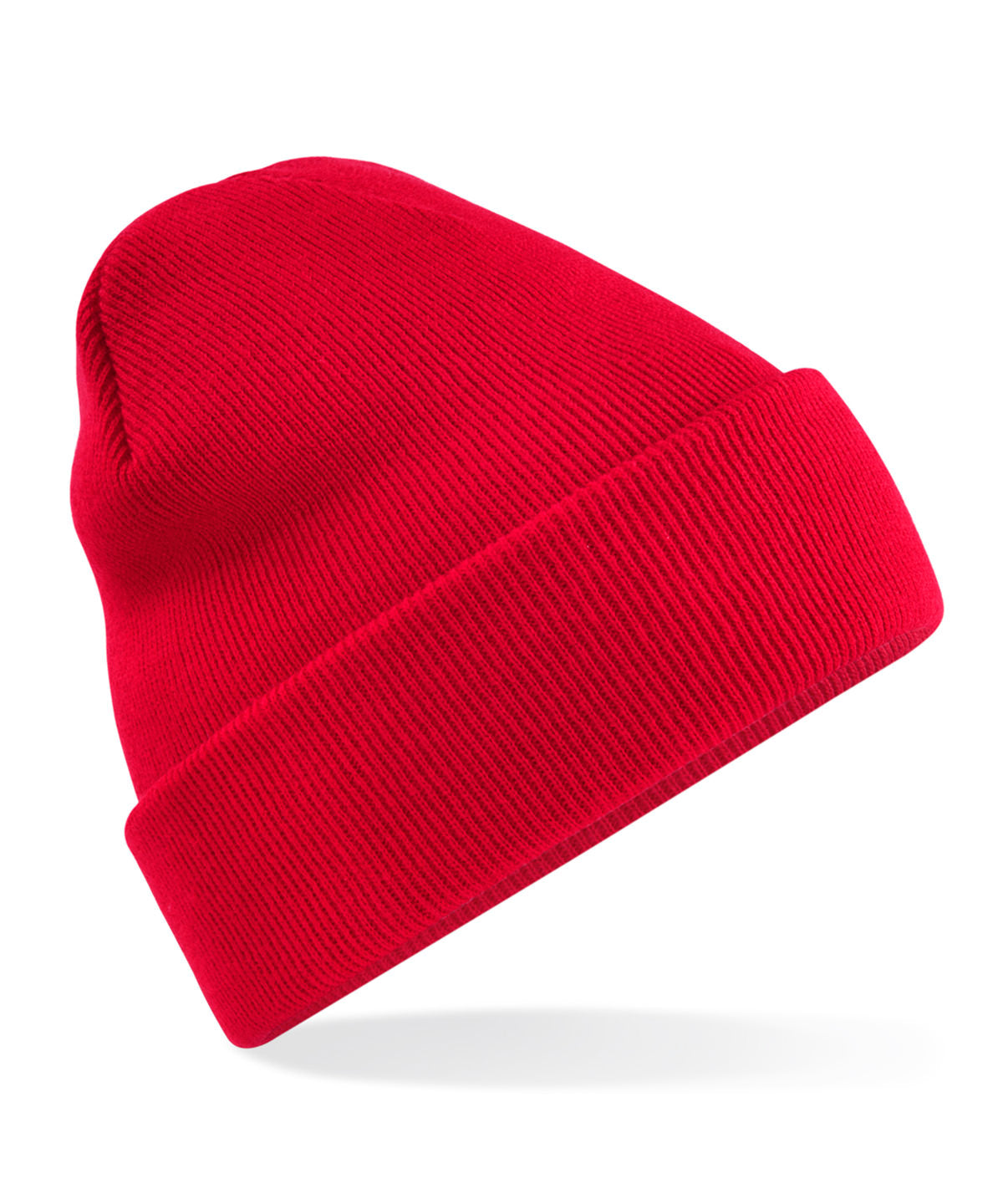 Recycled Original Cuff Beanie - B45R - Classic Red O S - Customisable Beanies