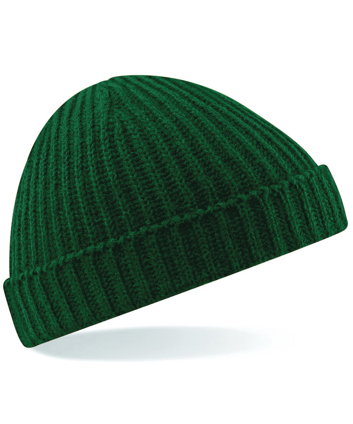 Trawler Beanie - B460 - Bottle Green O S - Customisable Beanies