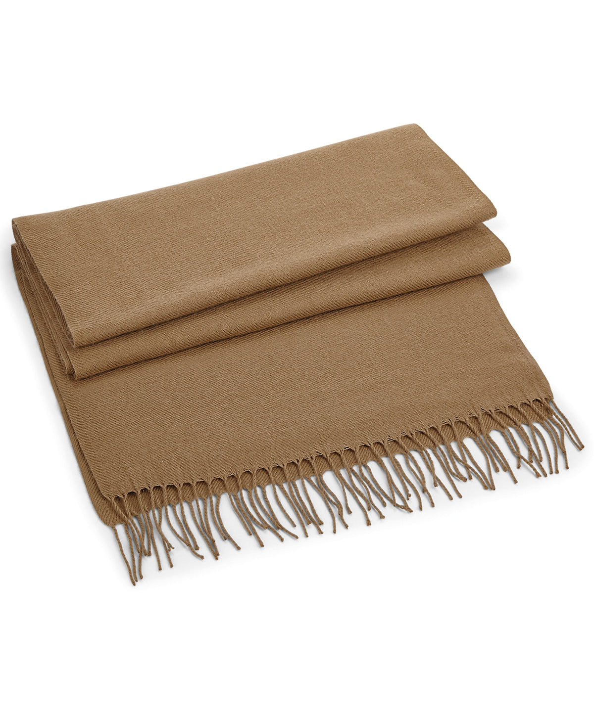 Classic Woven Scarf - B500 - Biscuit O S - Customisable Scarf