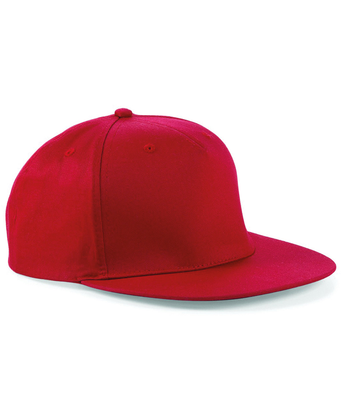 5 panel Snapback Rapper Cap - B610 - Classic Red O S - Customisable Caps