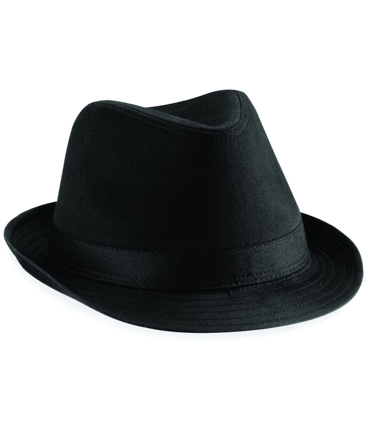 Fedora - B630 - Black - Customisable Beanies