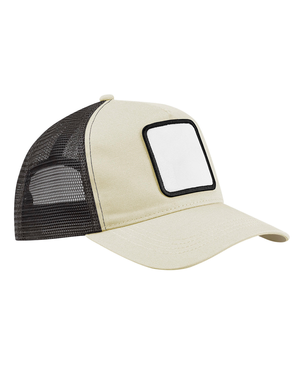 Appliqu√© Patch 5 Panel Truck - B636 - Stone Shadow Grey O S - Customisable Hats