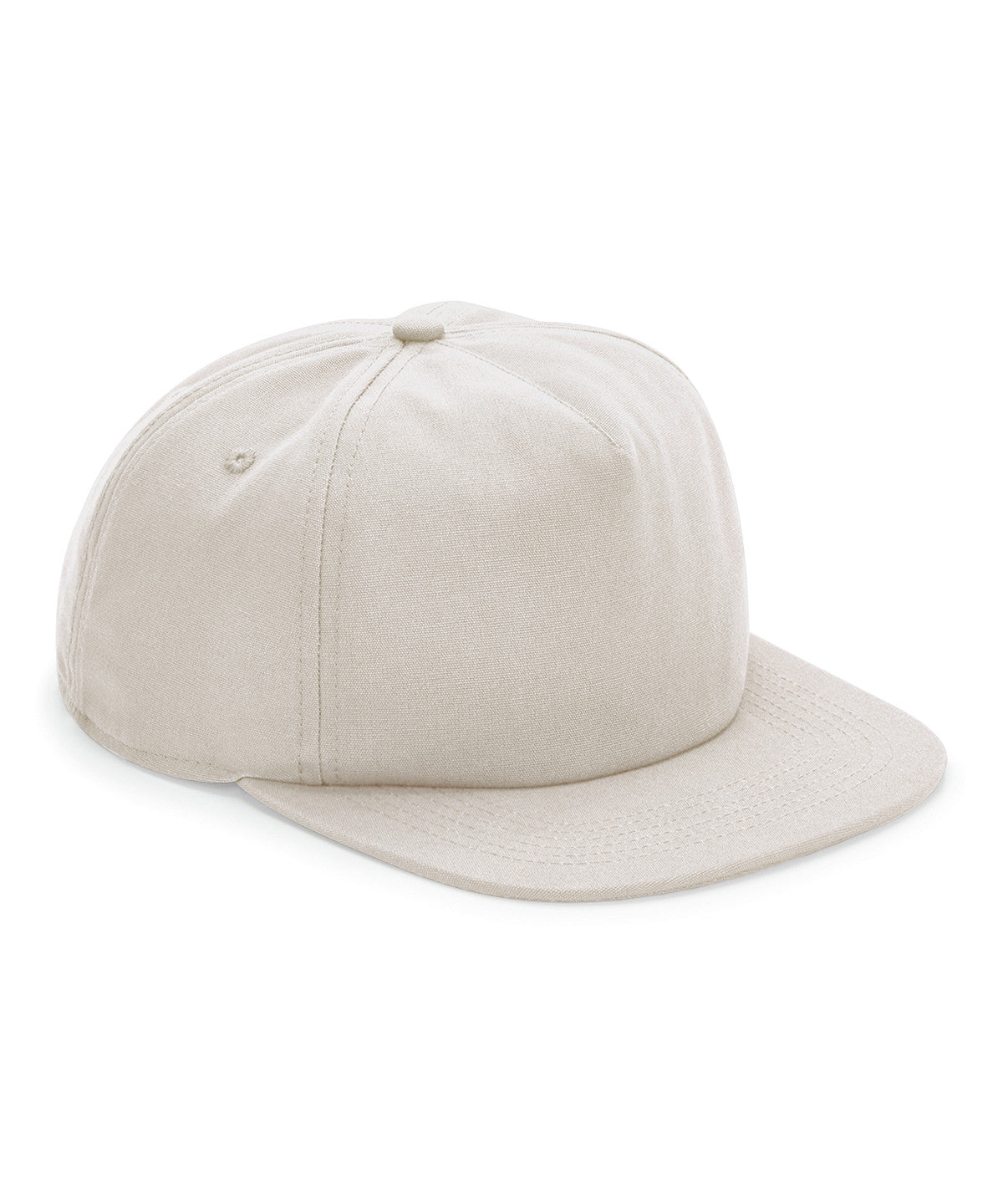 Organic Cotton 5 Panel Cap - B64N - Sand O S - Customisable Caps