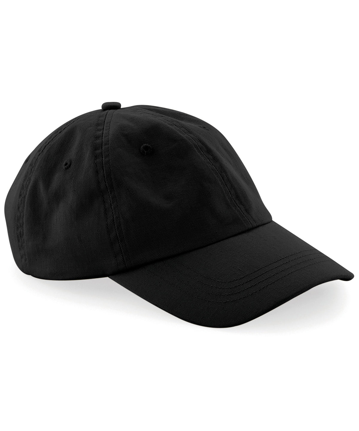Low Profile 6 Panel Dad Cap - B653 - Black O S - Customisable Caps