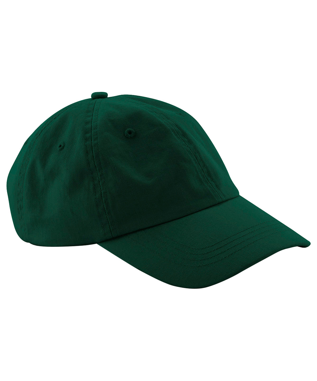 Low Profile 6 Panel Dad Cap - B653 - Bottle Green O S - Customisable Caps