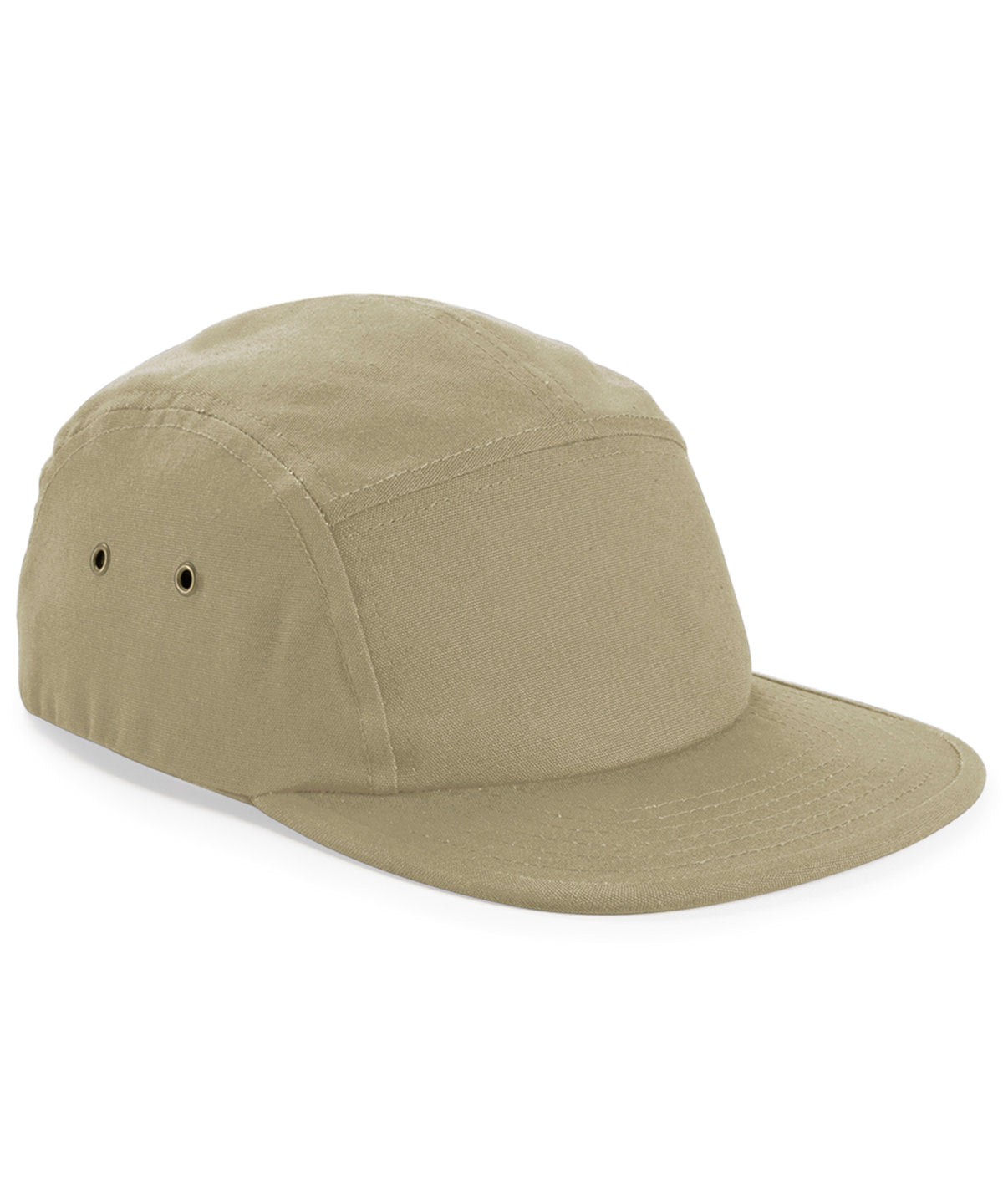 Canvas 5 Panel Cap - B654 - Desert Sand O S - Customisable Caps