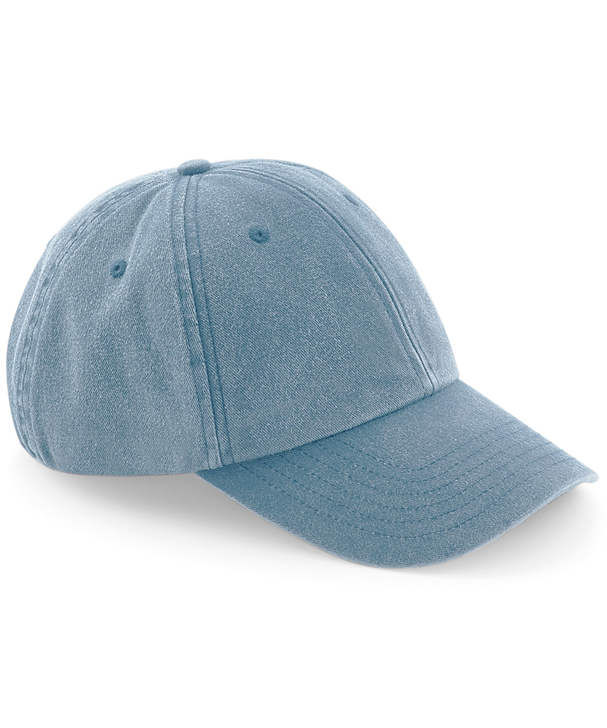 Low Profile Vintage Cap - B655 - Vintage Light Denim O S - Customisable Caps