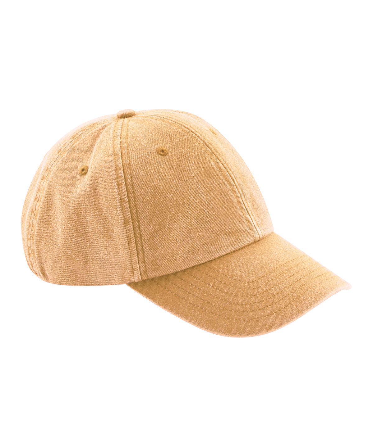Low Profile Vintage Cap - B655 - Vintage Mustard O S - Customisable Caps