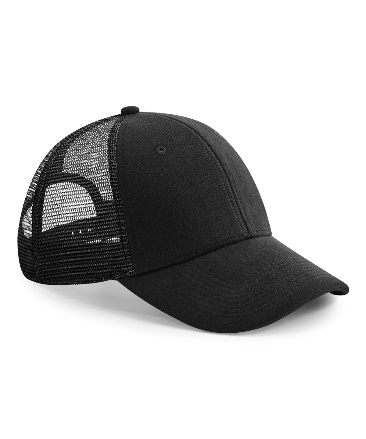 Jersey Athleisure Trucker - B678 - Black O S - Customisable Caps