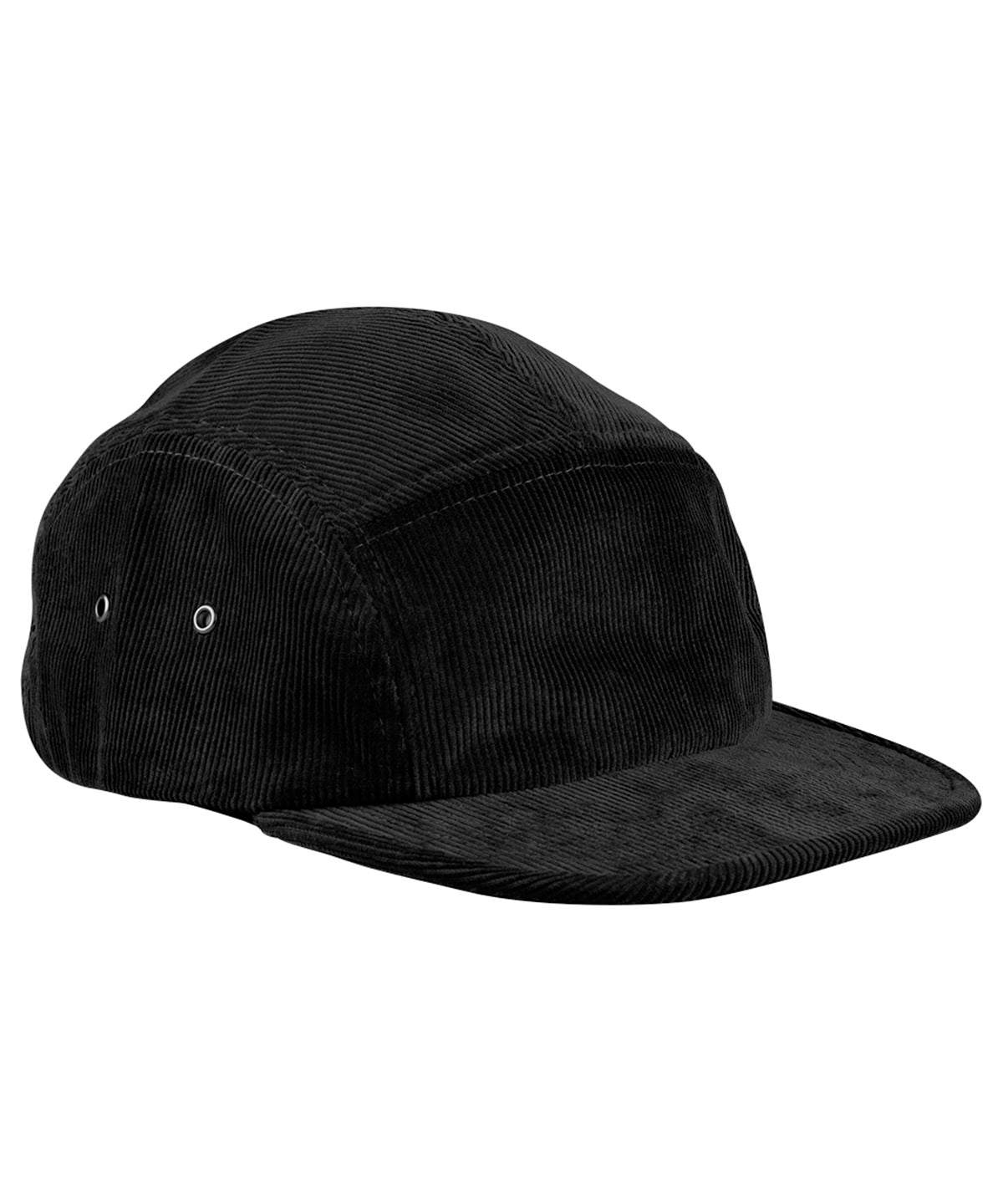 EarthAware¬Æ Organic Cord Cap - B679 - Black O S - Customisable Caps