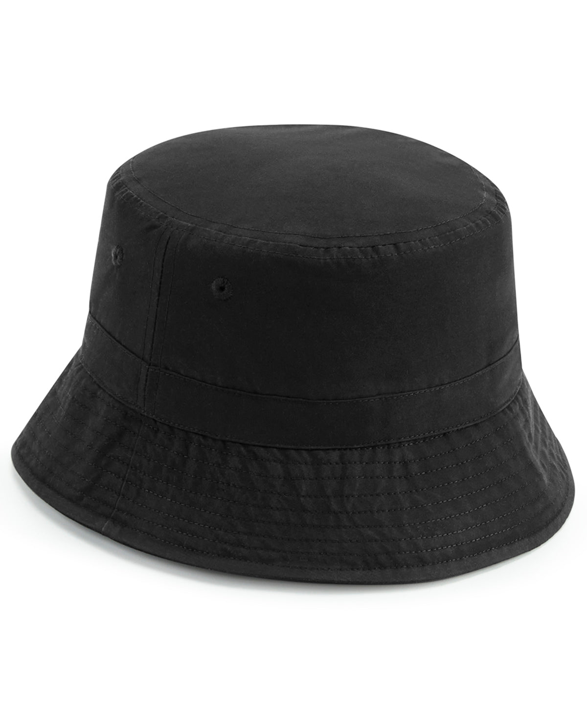Recycled Polyester Bucket Hat - B84R - Black - Customisable Hats
