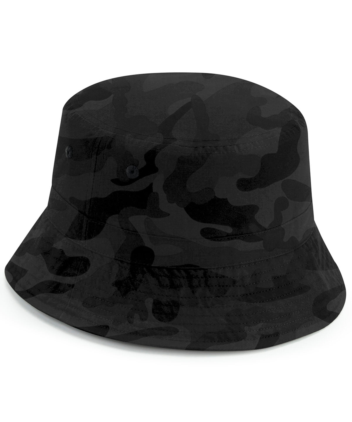 Recycled Polyester Bucket Hat - B84R - Midnight Camo - Customisable Hats