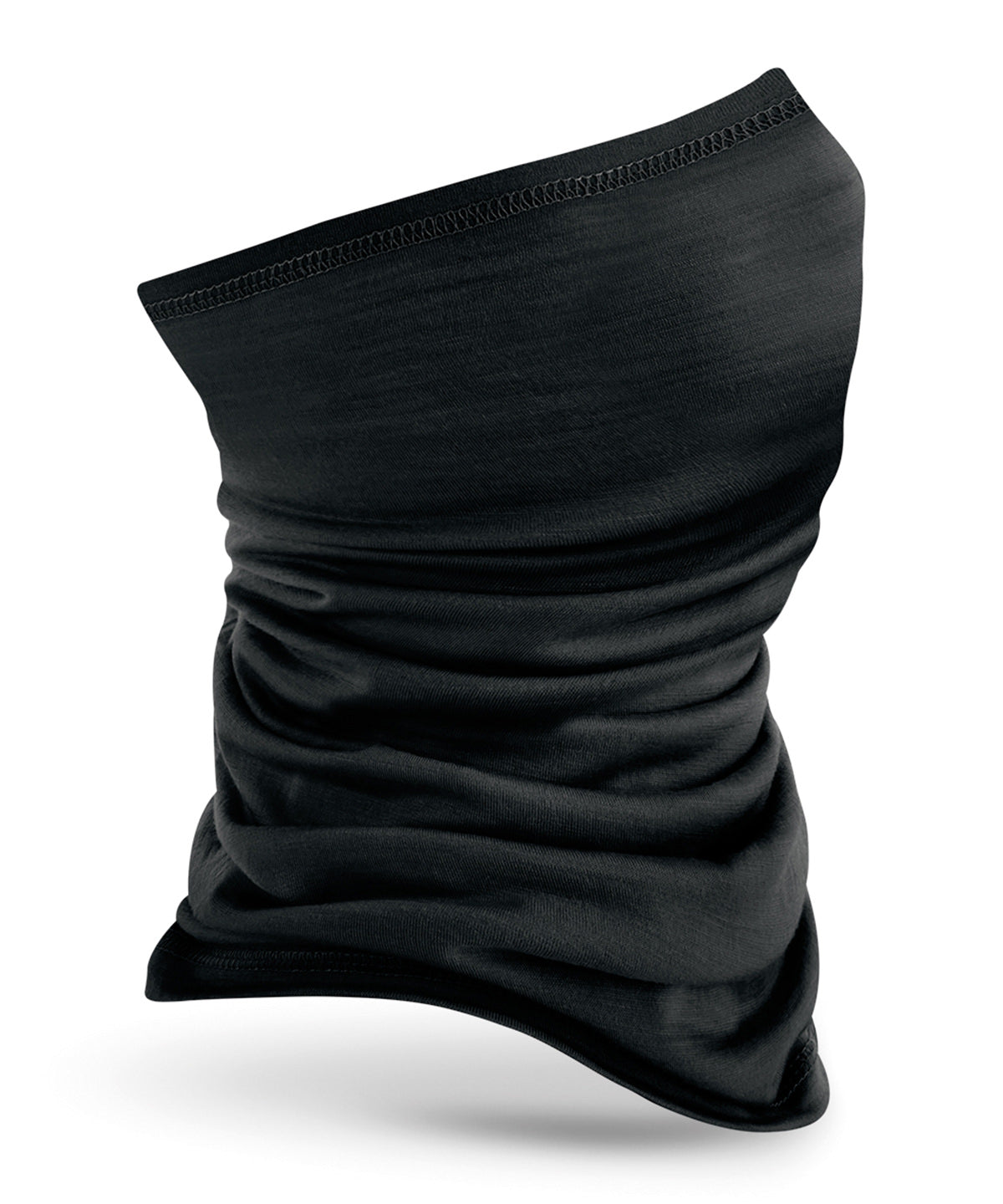 Merino Morf - B916 - Black O S - Customisable Scarves