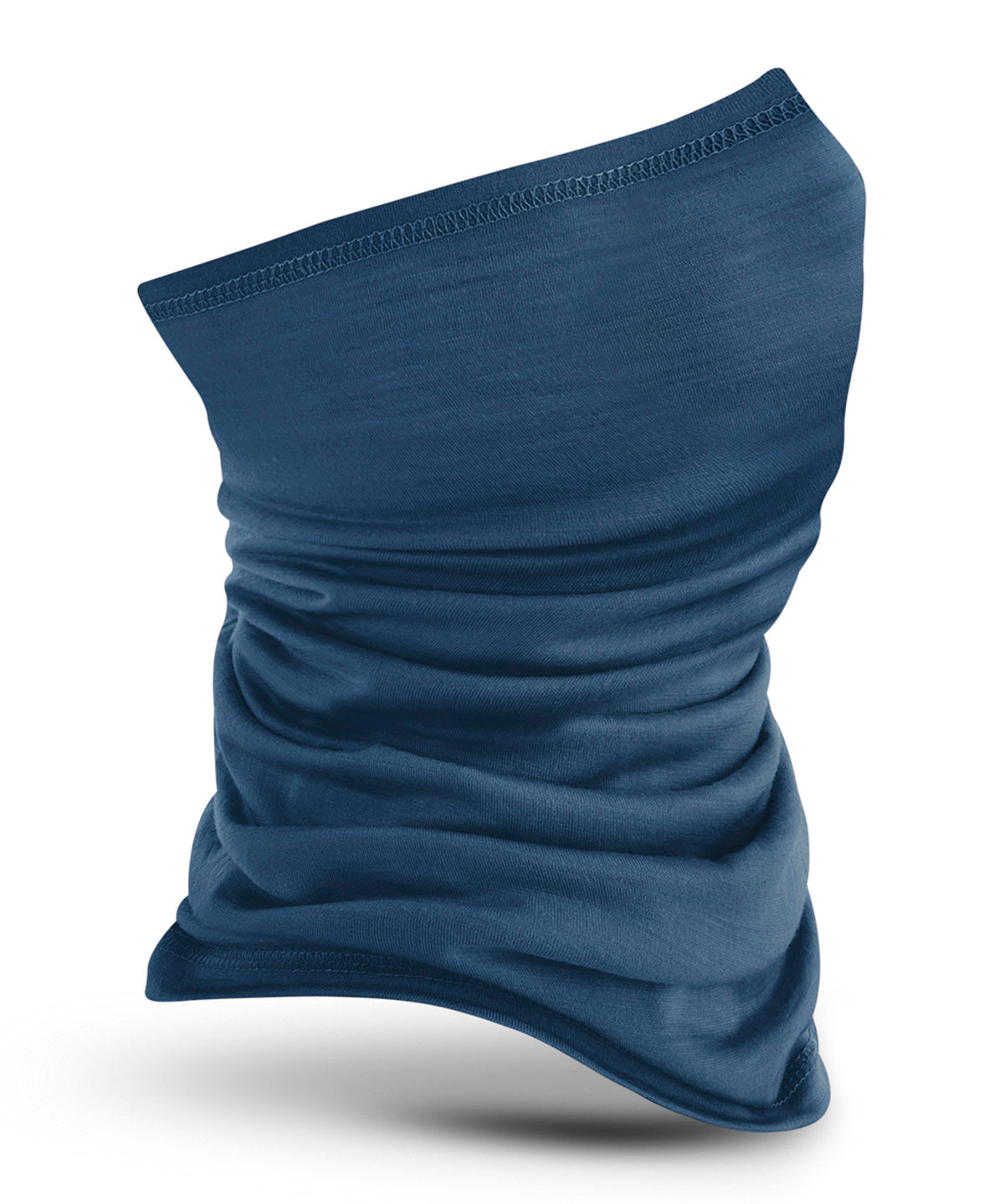 Merino Morf - B916 - Steel Blue O S - Customisable Scarves