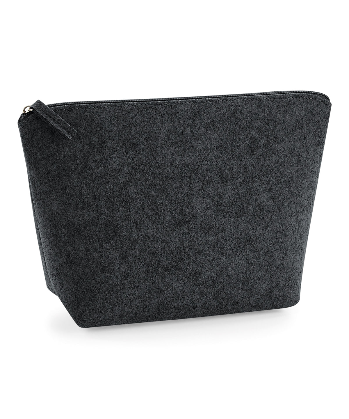 Felt Accessory Bag - BG724 - Charcoal Melange - Customisable Bags