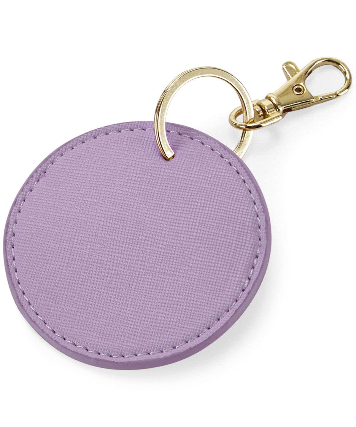Boutique Circular Key Clip - BG745 - Lilac O S - Customisable Bags