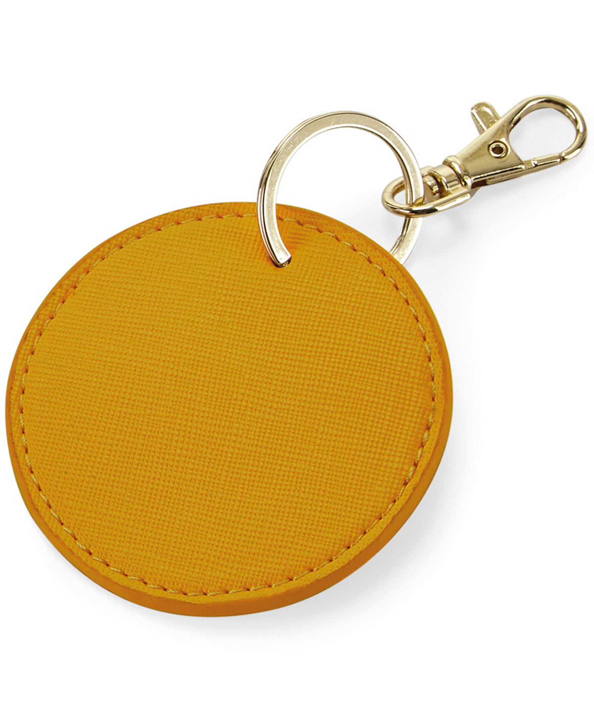 Boutique Circular Key Clip - BG745 - Mustard O S - Customisable Bags