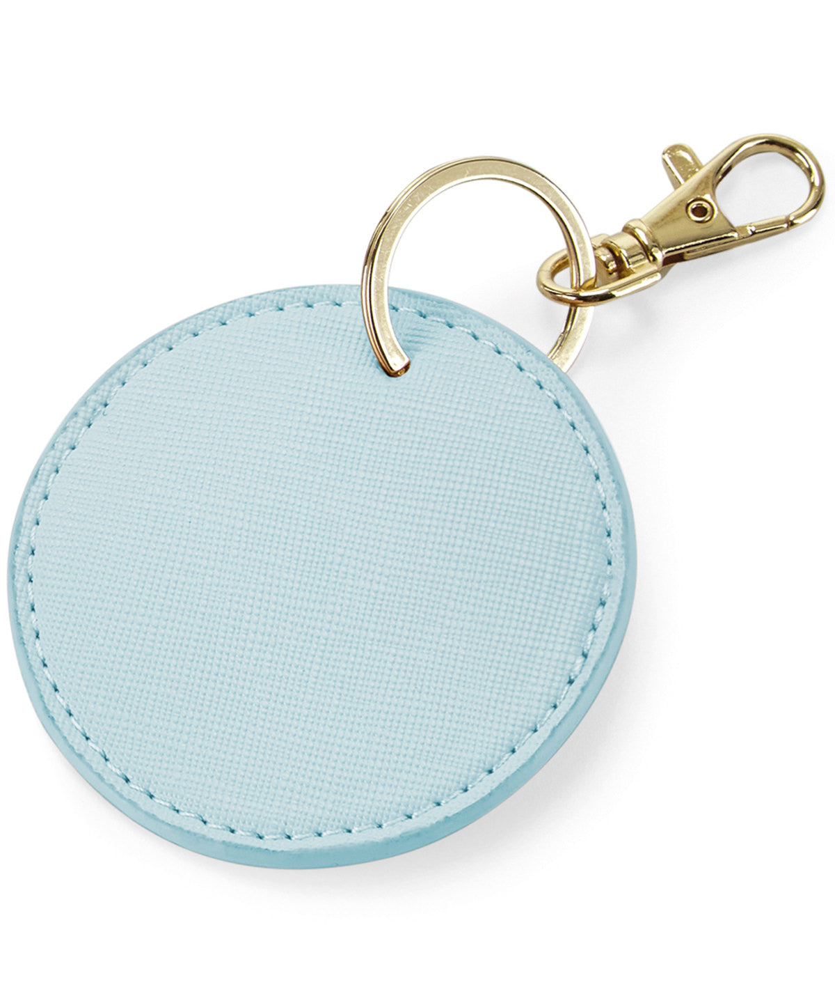 Boutique Circular Key Clip - BG745 - Soft Blue O S - Customisable Bags