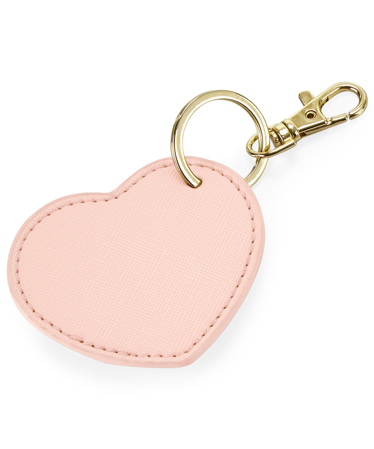 Boutique Heart Key Clip - BG746 - Soft Pink O S - Customisable Bags