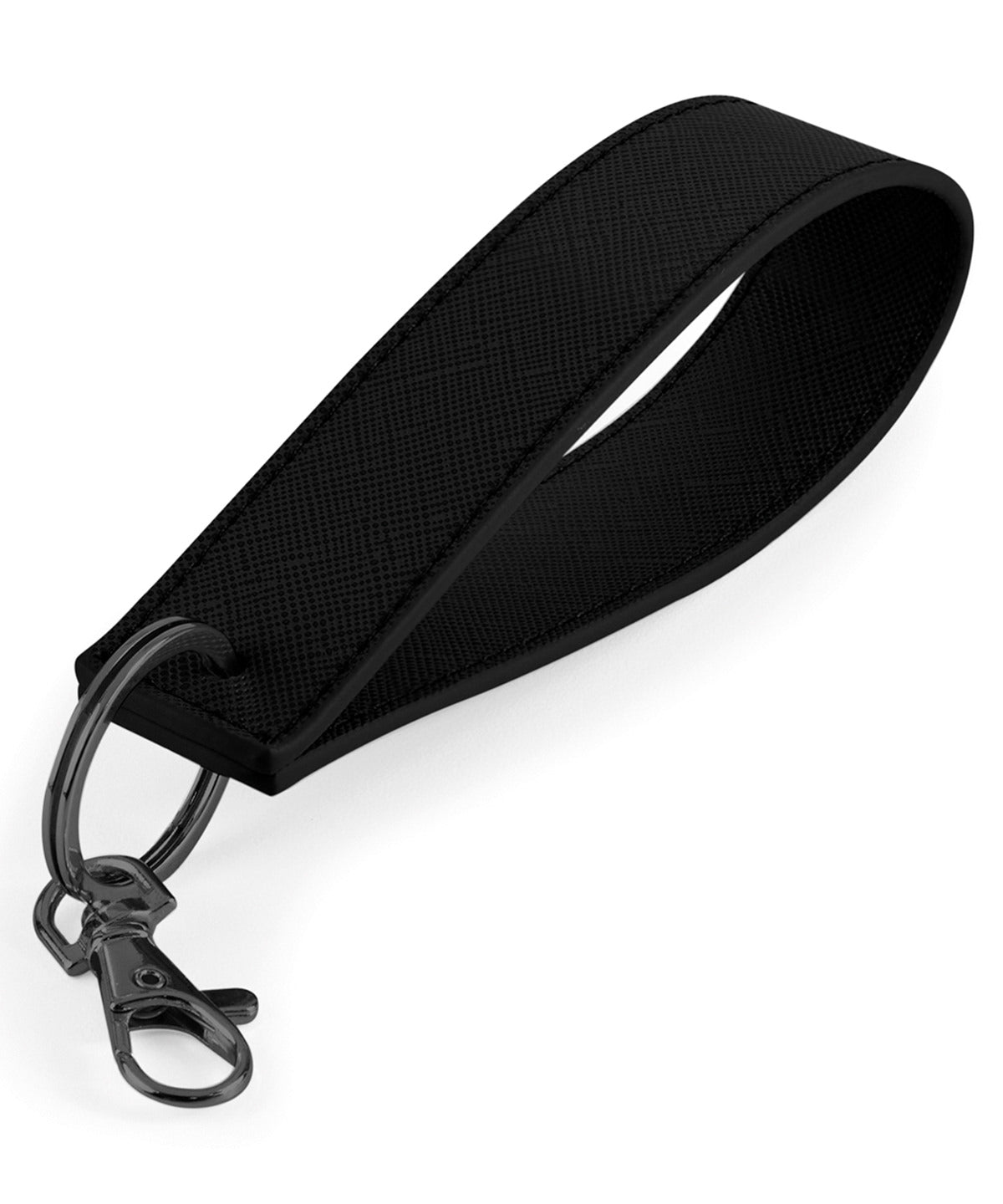 Boutique Wristlet Keyring - BG747 - Black Black O S - Customisable Bags