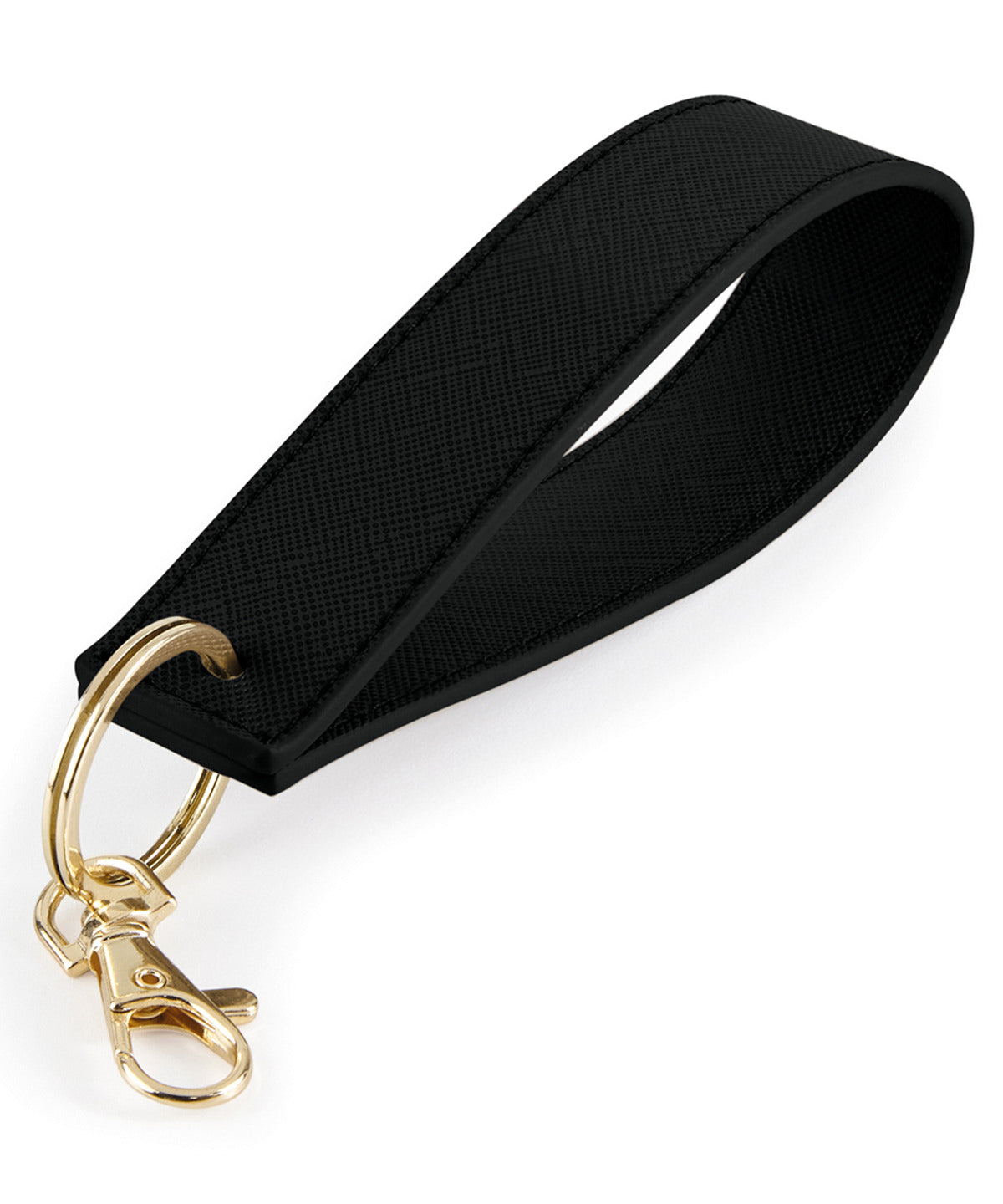 Boutique Wristlet Keyring - BG747 - Black O S - Customisable Bags