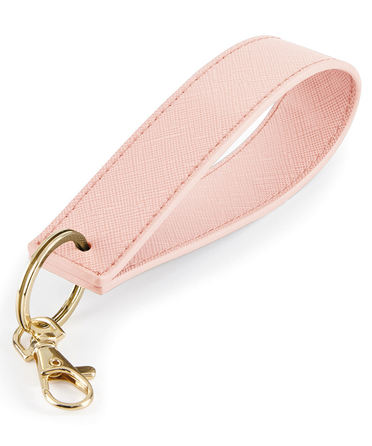 Boutique Wristlet Keyring - BG747 - Soft Pink O S - Customisable Bags