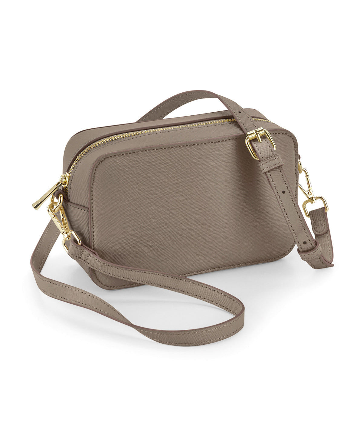 Boutique Cross Body Bag - BG758 - Taupe O S - Customisable Bags