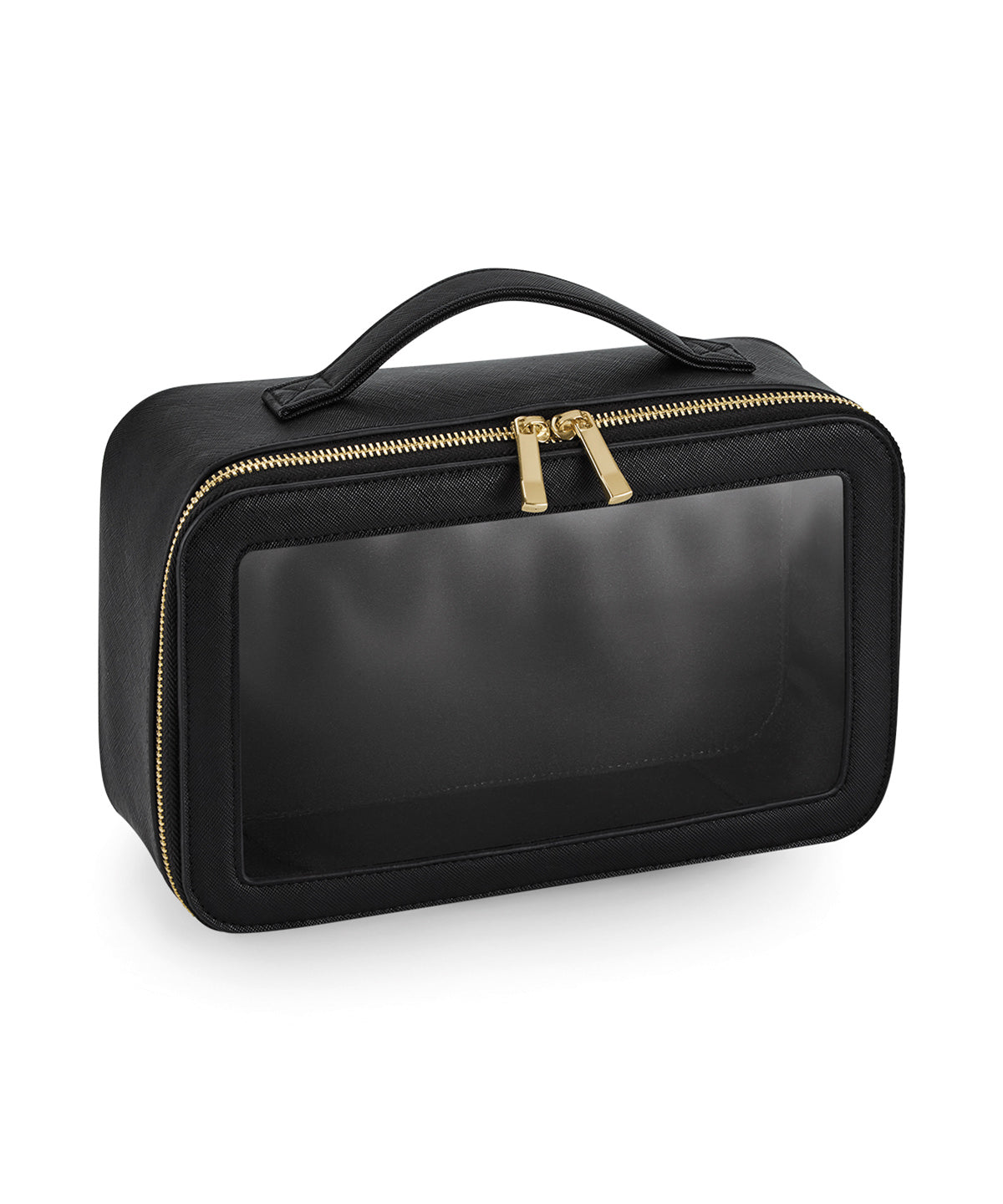 Boutique Clear Travel Case - BG764 - Black O S - Customisable Bags