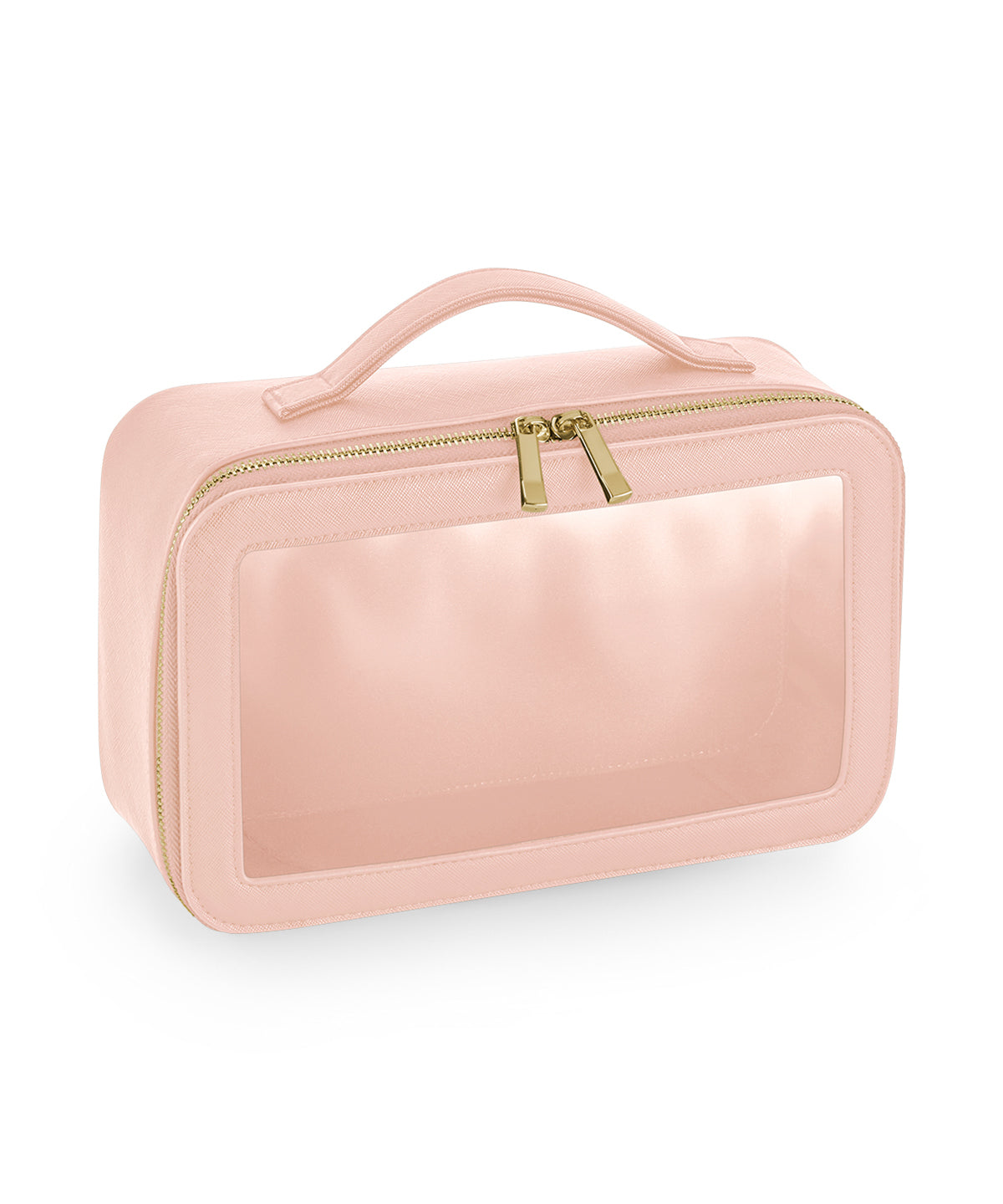 Boutique Clear Travel Case - BG764 - Soft Pink O S - Customisable Bags