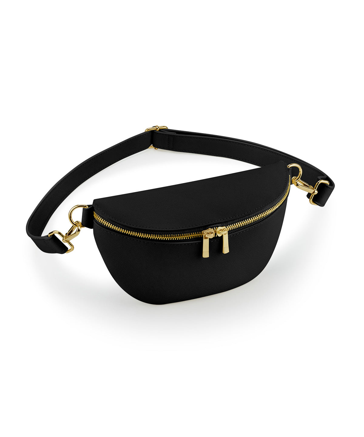 Boutique Waist Bag - BG766 - Black O S - Customisable Bags