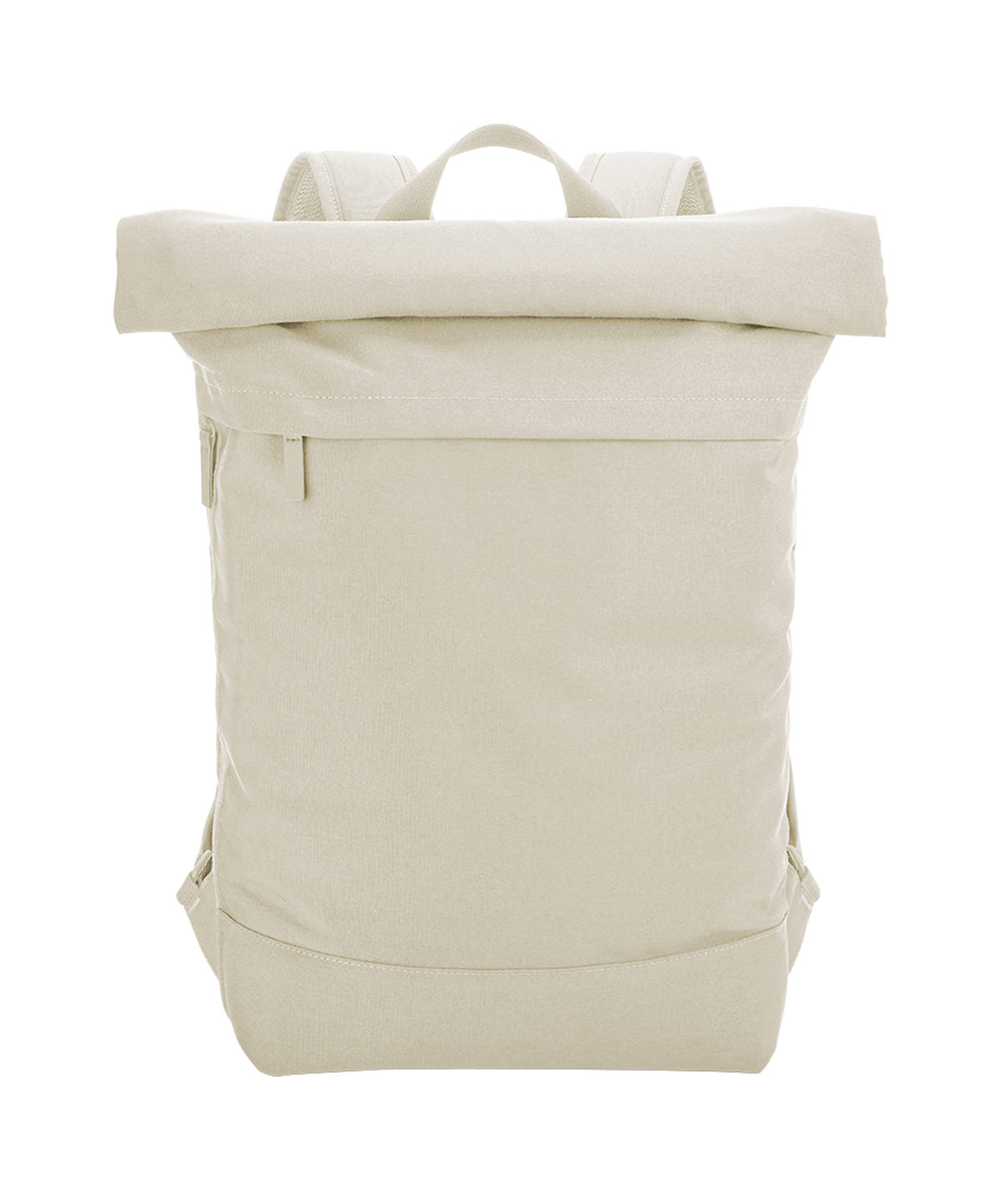 Simplicity Roll Top Backpack - BG870 - Beige O S - Customisable Bags