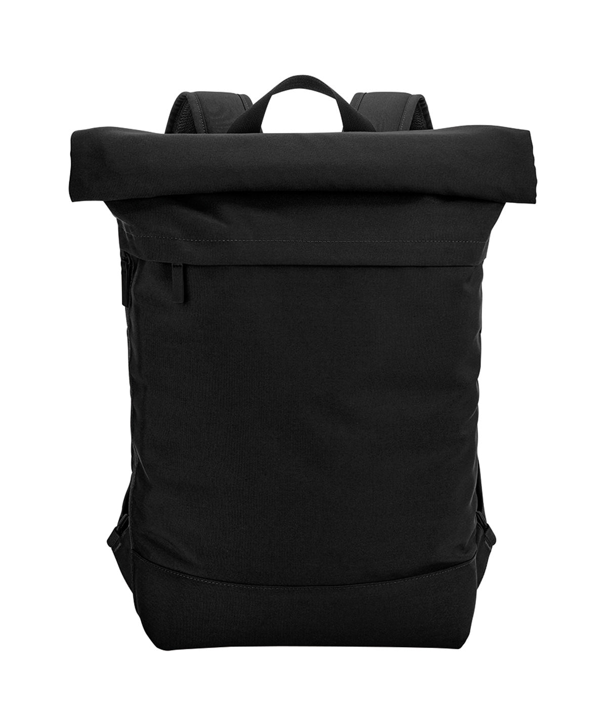 Simplicity Roll Top Backpack - BG870 - Black O S - Customisable Bags