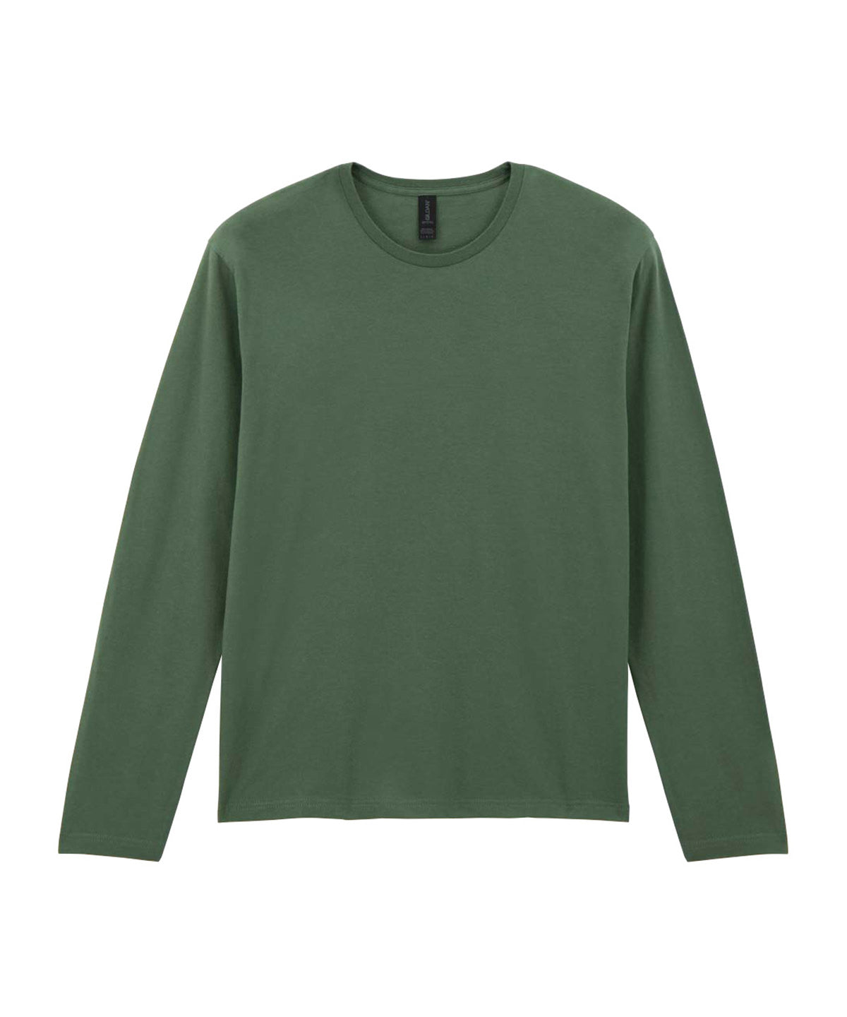 Softstyle Adult Long Sleeve Tee - 64400 - Military Green - Customisable