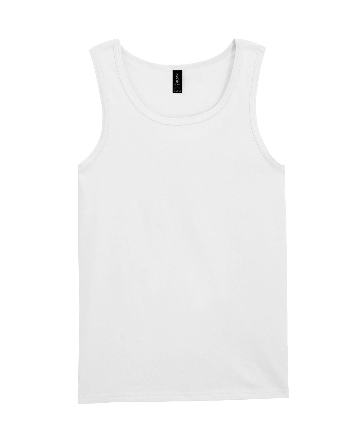 Softstyle Adult Tank Top - 64200 - White - Customisable T-Shirt