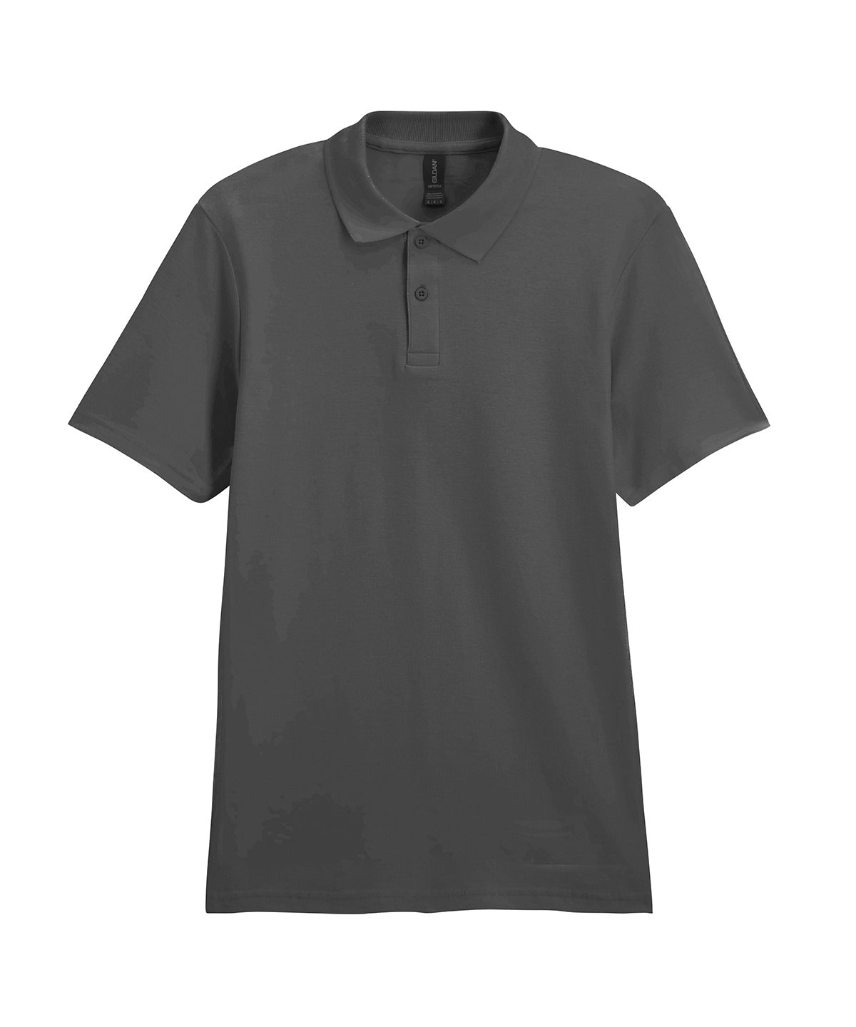 Softstyle Adult Double Pique Polo - 64800 - Charcoal - Customisable Polo Shirts
