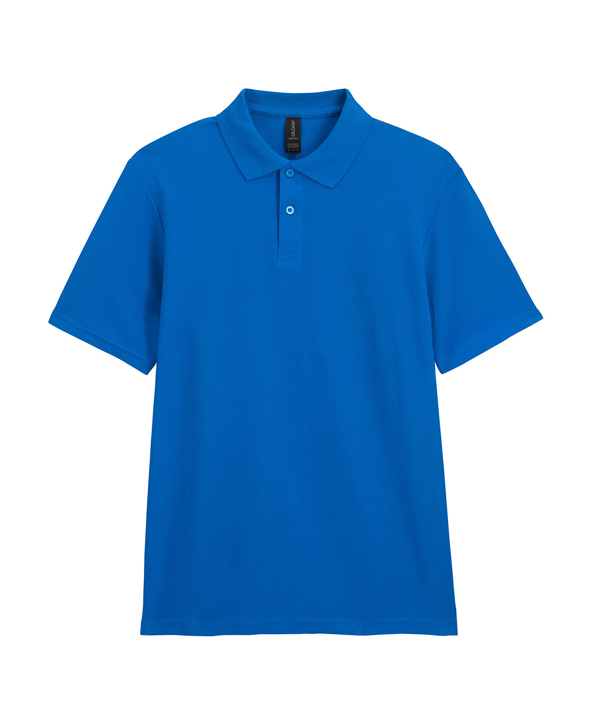 Softstyle Adult Double Pique Polo - 64800 - Royal - Customisable Polo Shirts