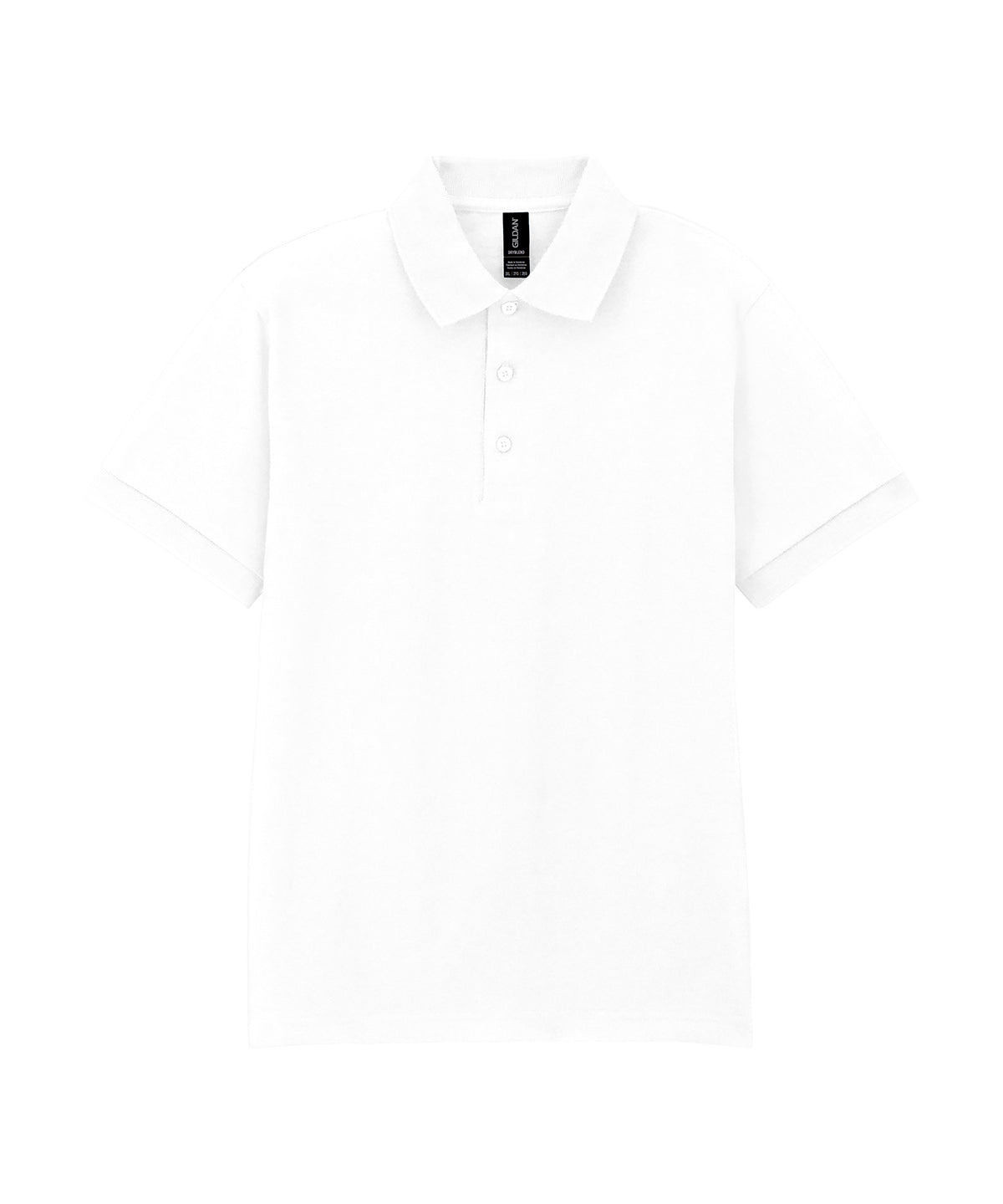 Adult Jersey Polo DryBlend - 8800 - White - Customisable Polo Shirts