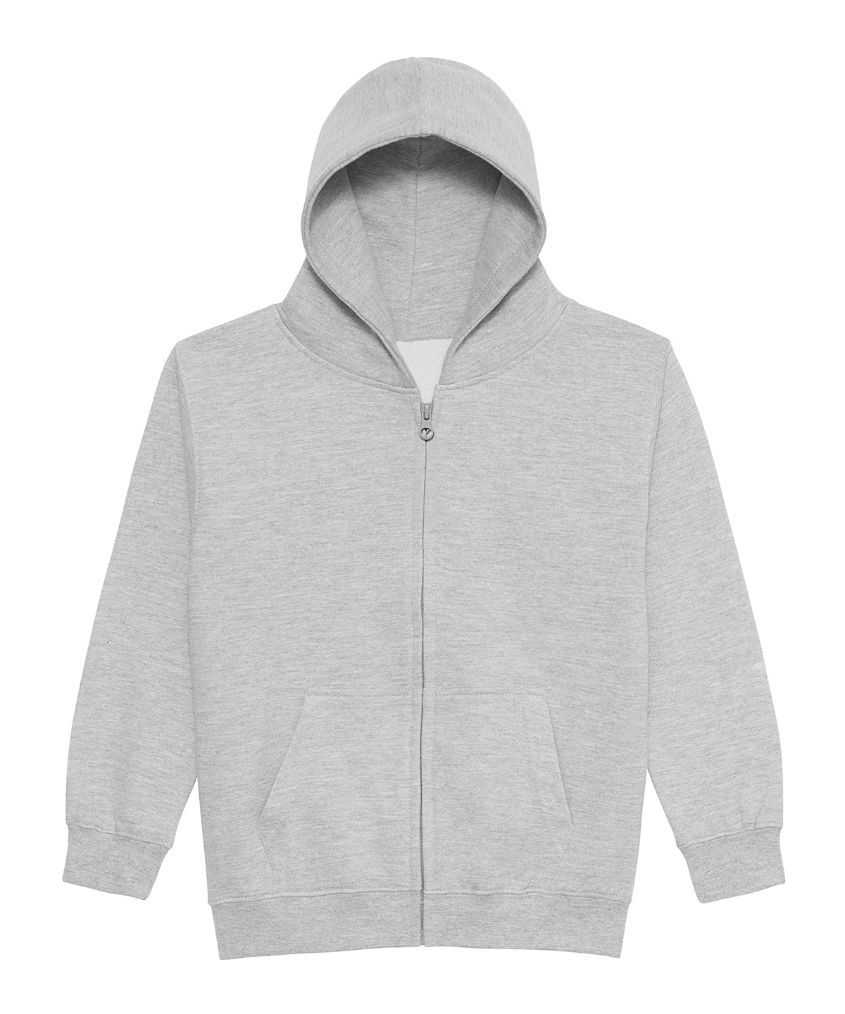 Kids zoodie - JH50J - Heather Grey - Customisable Hoodies