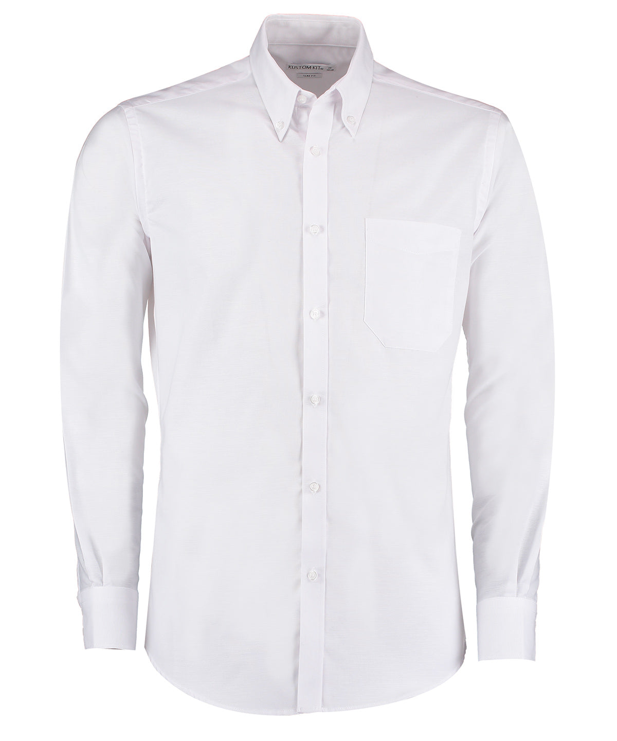 Mens LS Slim Workwear Shirt - KK184 - White - Customisable Corporate Wear