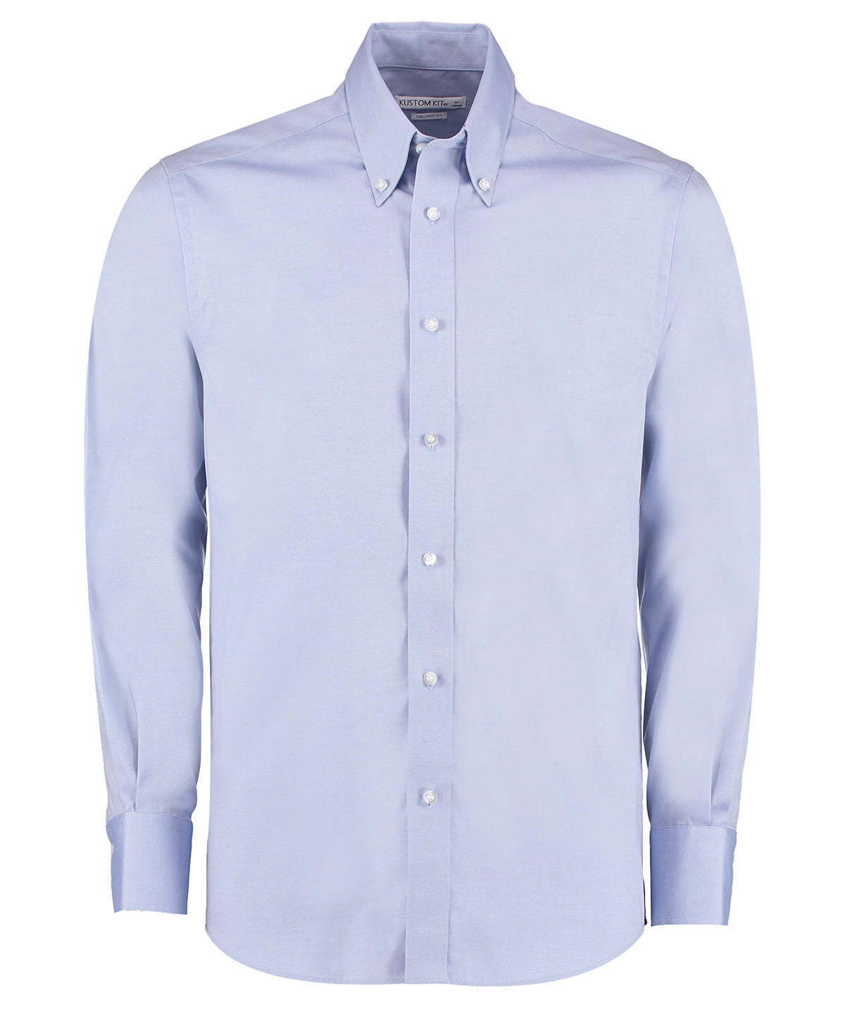 Mens LS Tailored Oxford Shirt - KK188 - Light Blue - Customisable Corporate Wear