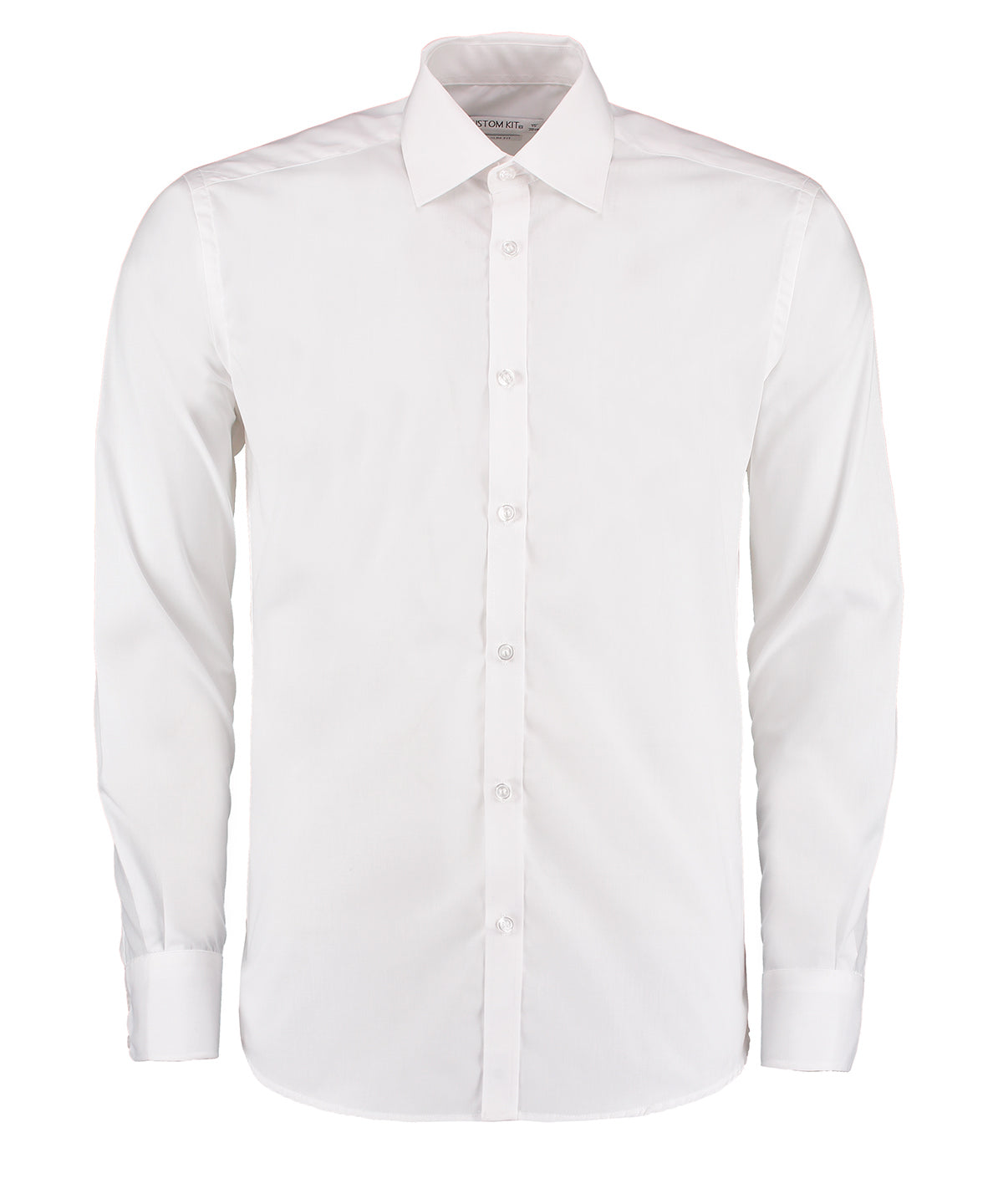 Mens LS Slim Business Shirt - KK192 - White - Customisable Corporate Wear
