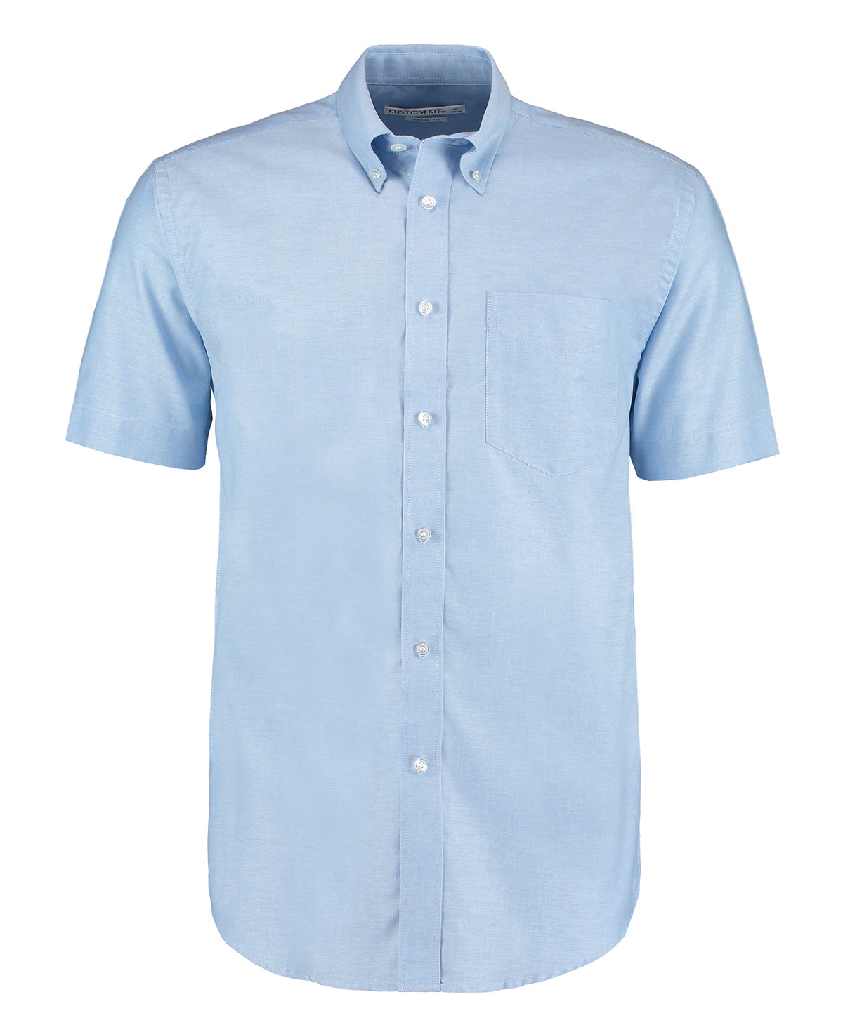 Classic Fit Short Sleeve Oxford Shirt - KK350 - Light Blue - Customisable Corporate Wear