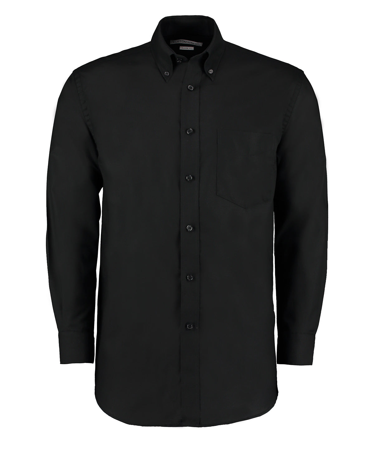 Classic Fit Long Sleeve Workwear Oxford Shirt - KK351 - Black - Customisable Corporate Wear