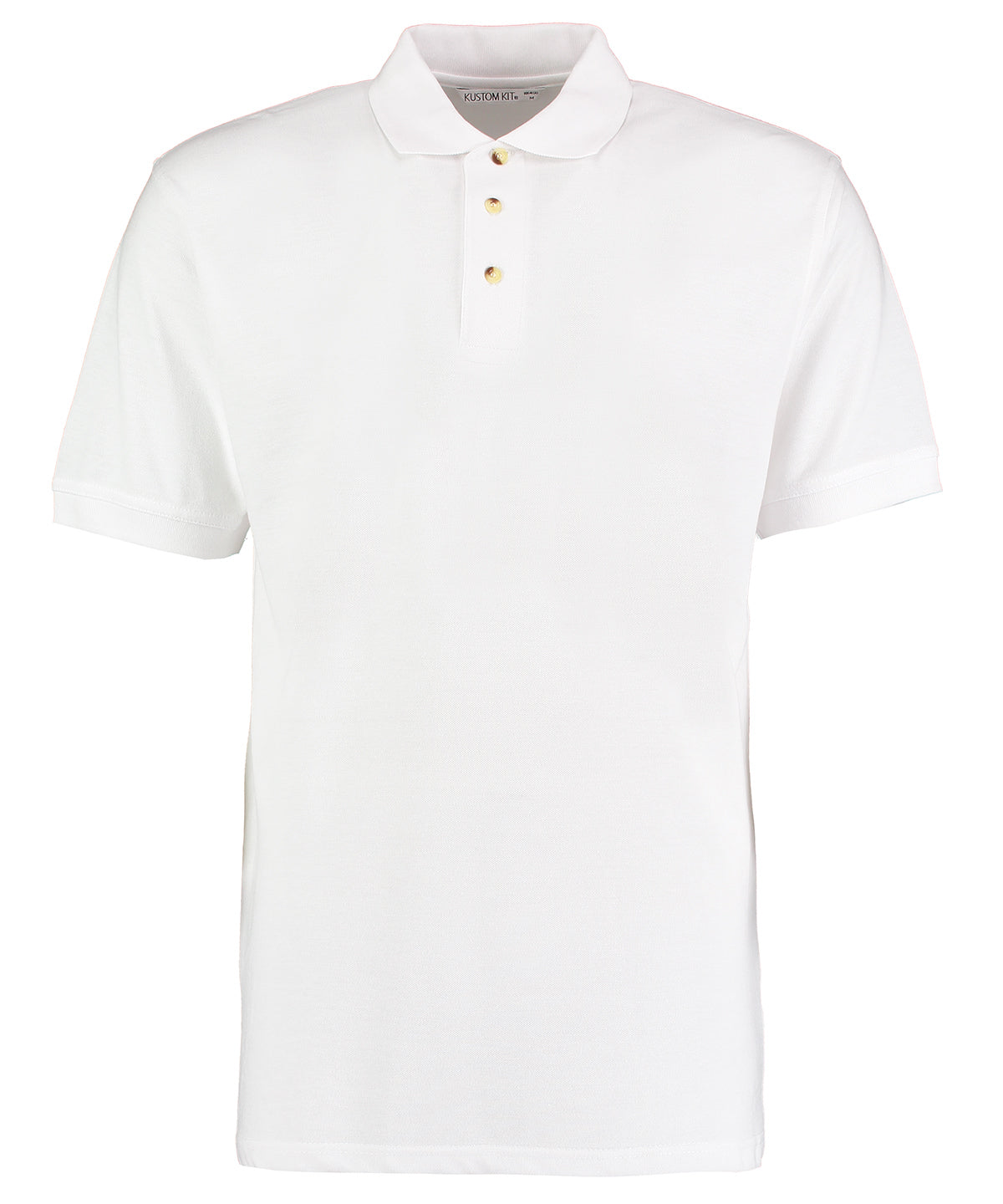 Mens Workwear Superwash Polo - KK400 - White - Customisable Polo Shirts