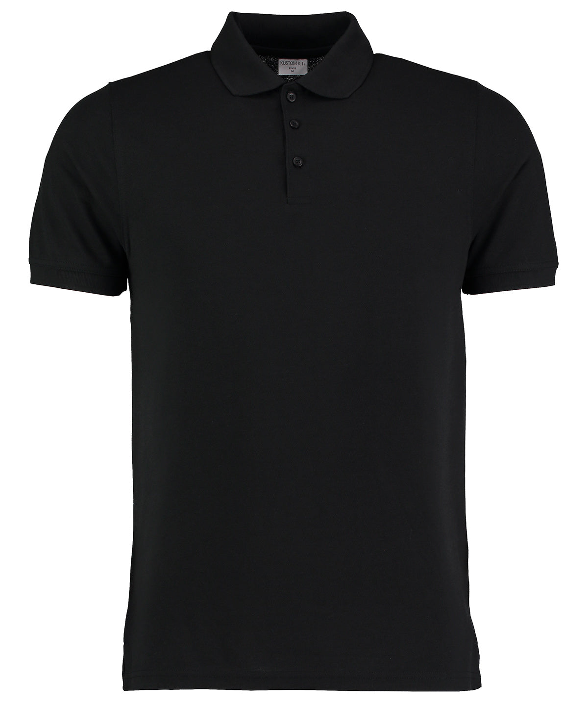 Mens Heavy Superwash Polo - KK408 - Black - Customisable Polo Shirts