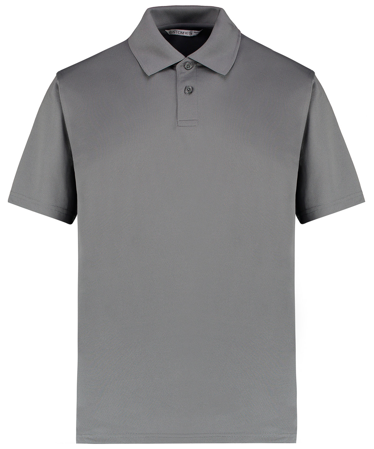 Mens Cooltex Plus Pique Polo - KK444 - Charcoal - Customisable Polo Shirts